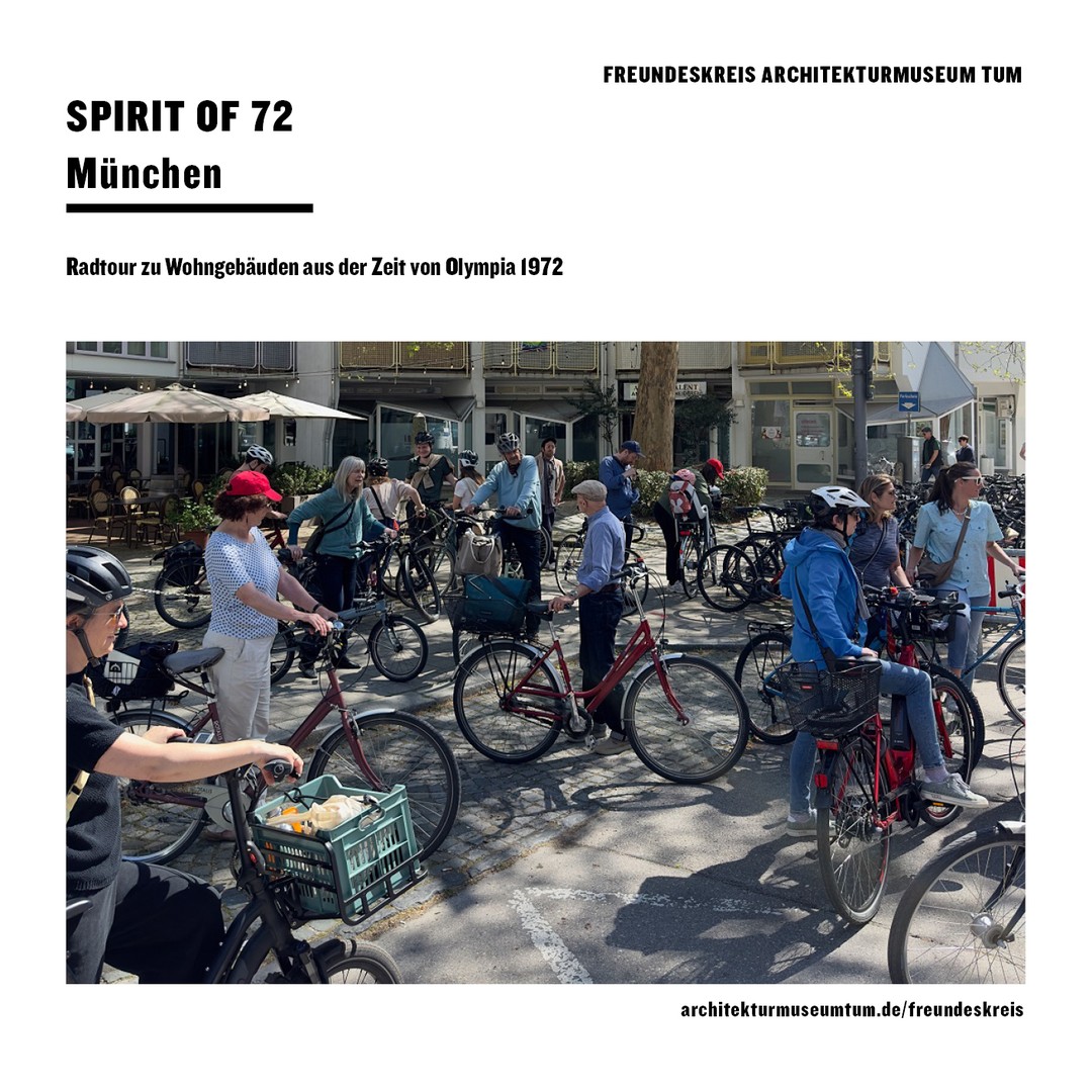 SPIRIT OF 72 München Radtour zu Wohngebäuden aus der Zeit von Olympia 1972 Das Outdoor-Programm…